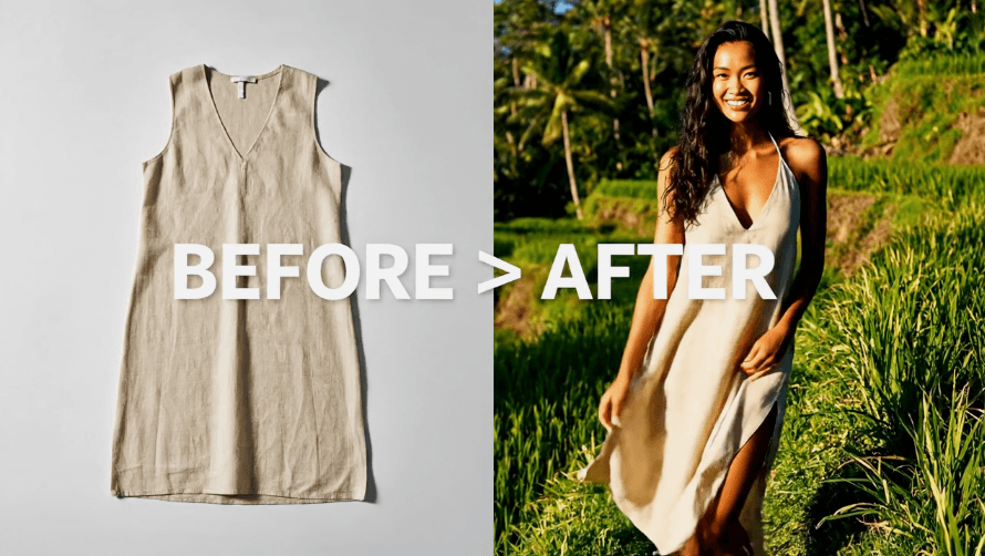 Before — static product photo